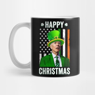 Happy Christmas Funny Joe Biden St Patricks Day Mug